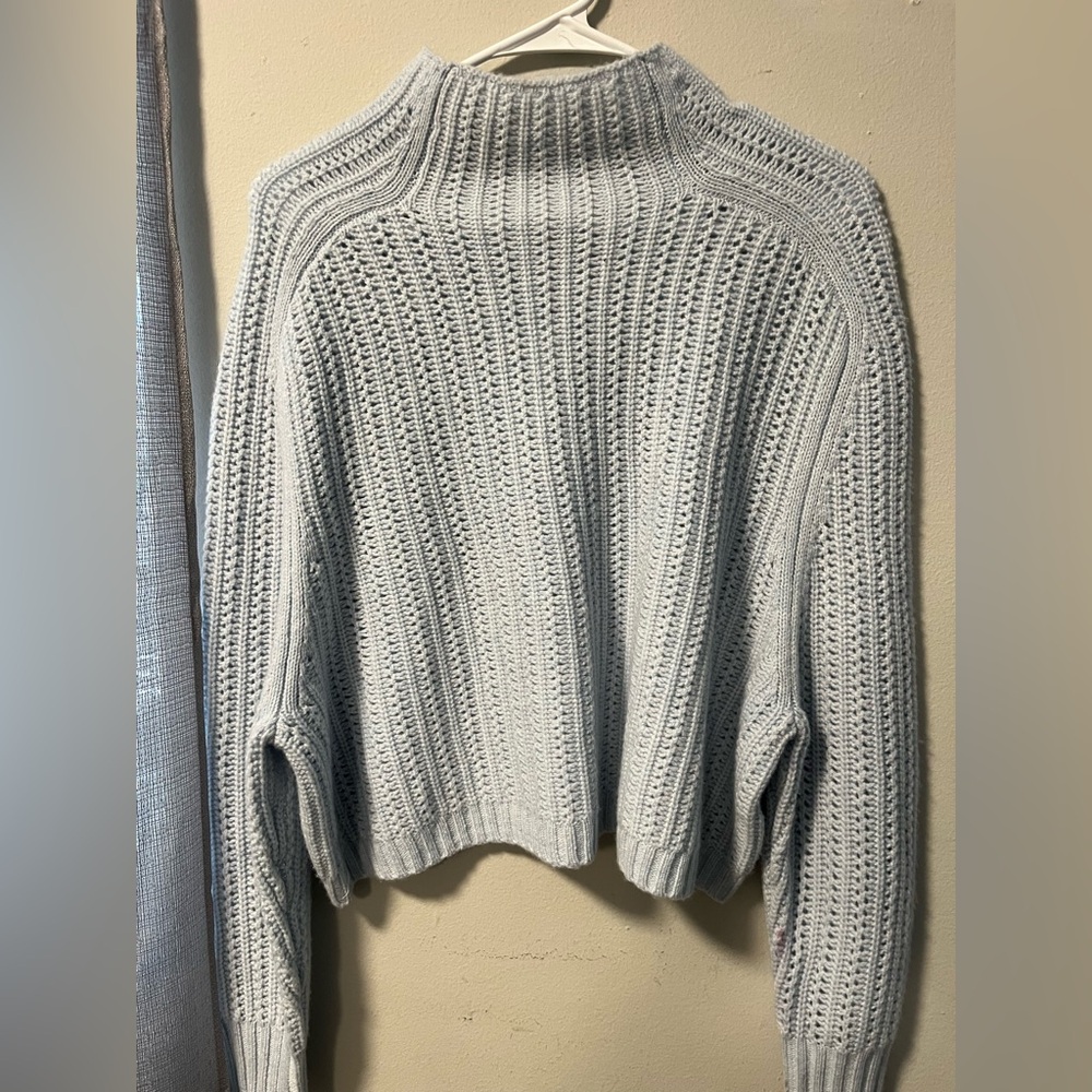 Madewell Light Gray Turtleneck Sweater